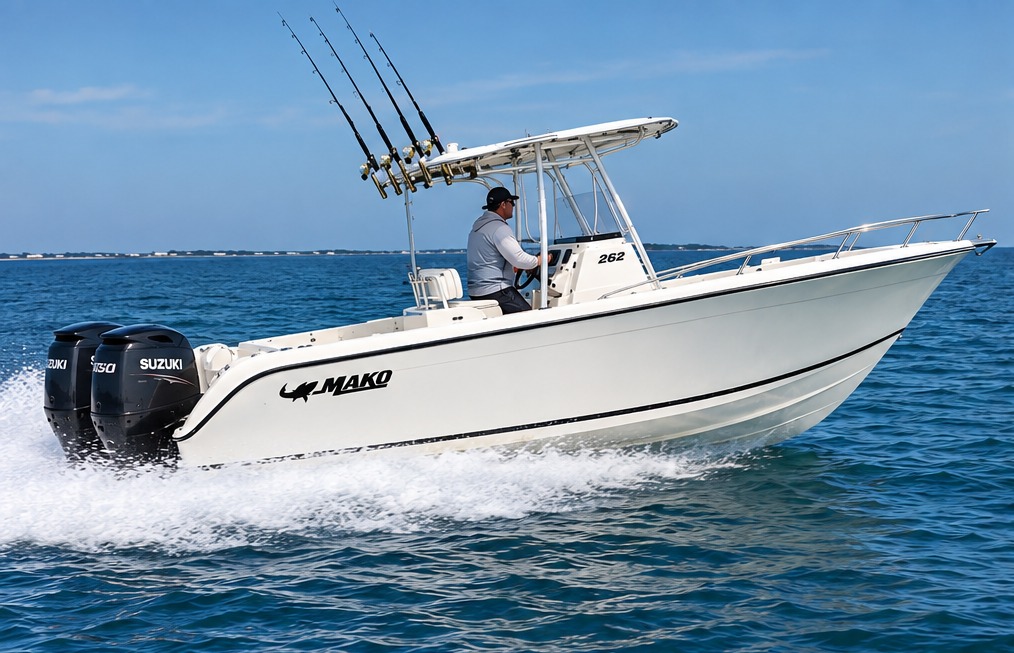 MAKO 262 CC + 2X150 HP SUZUKI (2009)<br><a href=dettaglio.aspx?Id=426 >VAI ALLA SCHEDA</a>